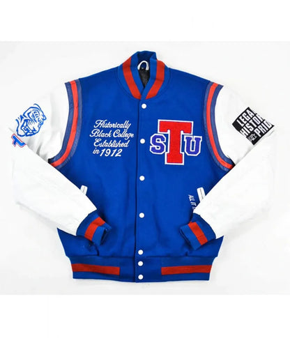 Go Big Tennessee State University Motto 2.0 Letterman Jacket