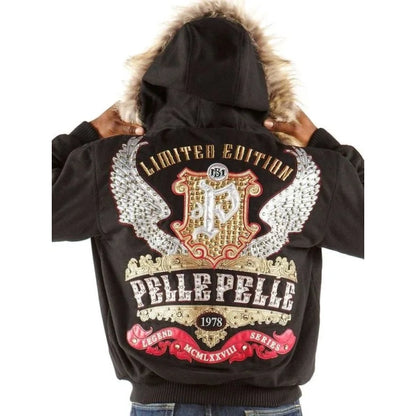 Pelle Pelle Legend Black Jacket - back view