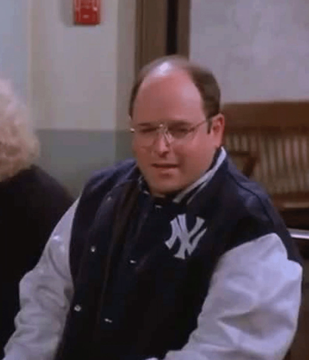 Seinfeld Jason Alexander Yankees Varsity Jacket - back view