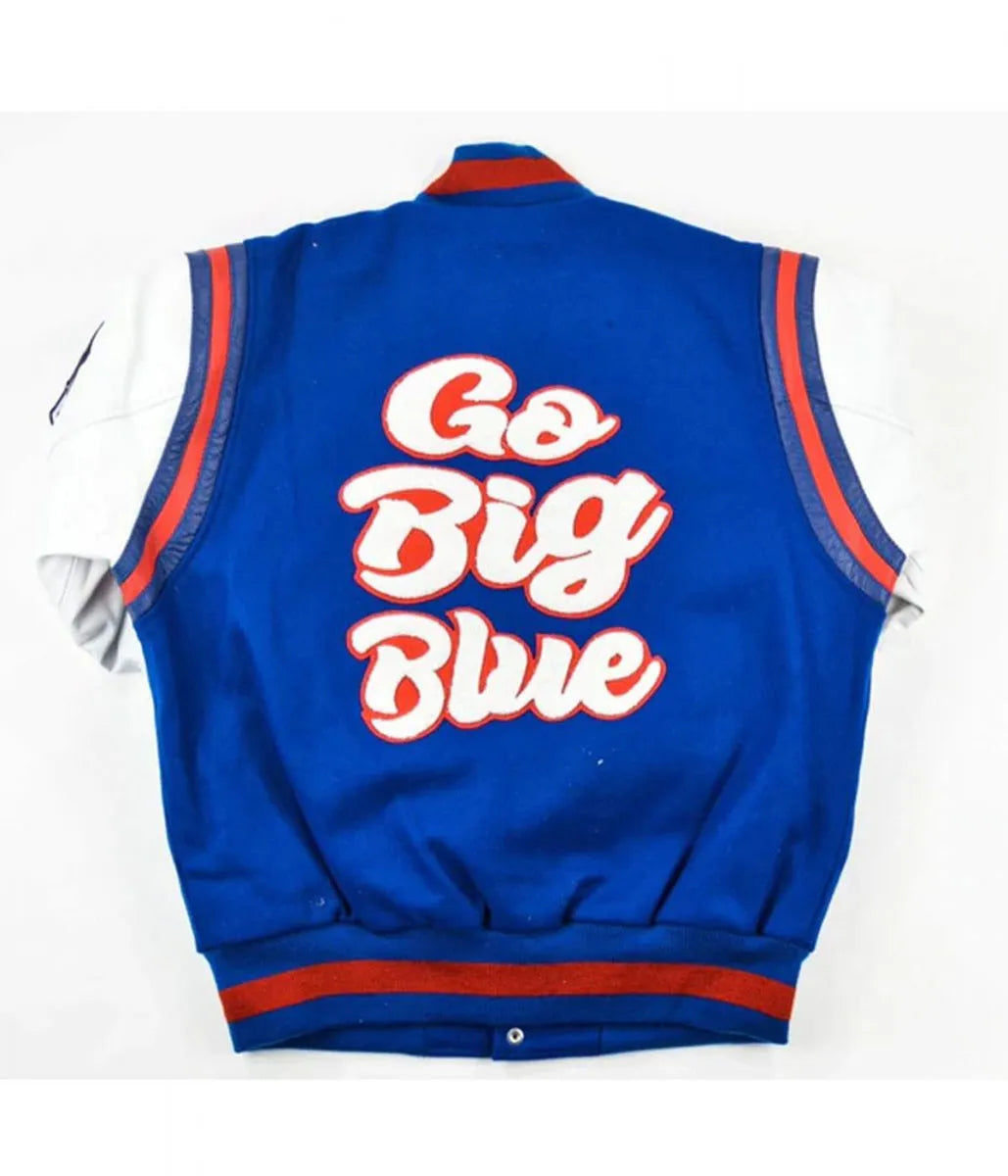 Go Big Tennessee State University Motto 2.0 Letterman Jacket - back view