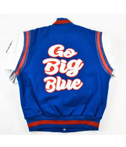 Go Big Tennessee State University Motto 2.0 Letterman Jacket - back view