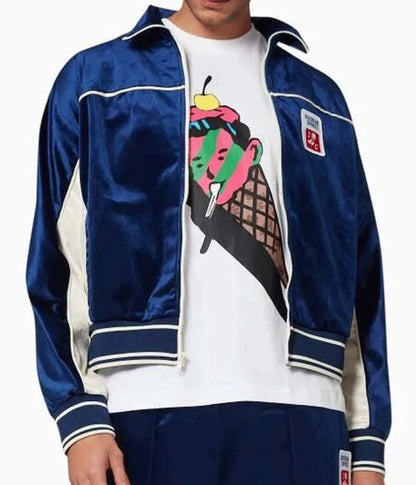 BBC Icecream Velour Track Jacket - side view
