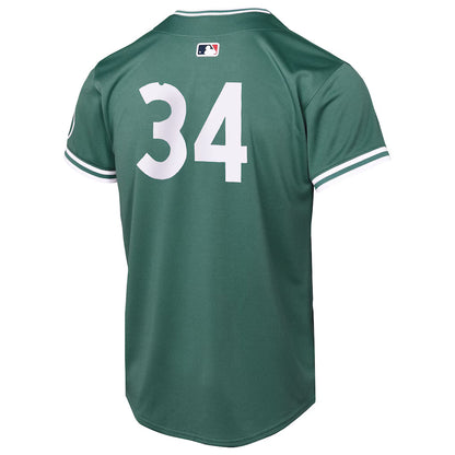 Youth Boston Red Sox David Ortiz Nike Green 2025 City Connect Limited Retired Player Jersey Kansas Jacket